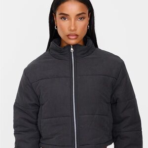 Women's Black Puffer Jacket
